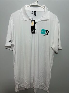 Adidas Men’s Performance White Polo Shirt sz M